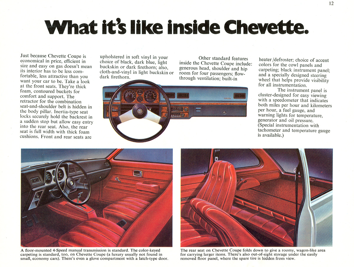 1976 Chev Chevette Brochure Page 8